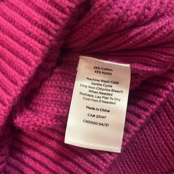 NWT Talbots Cardigan Violet. Various sizes available. - Picture 12 of 12